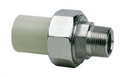 PPR metal over molding pipe fitting mould testing samples pictures combining joint